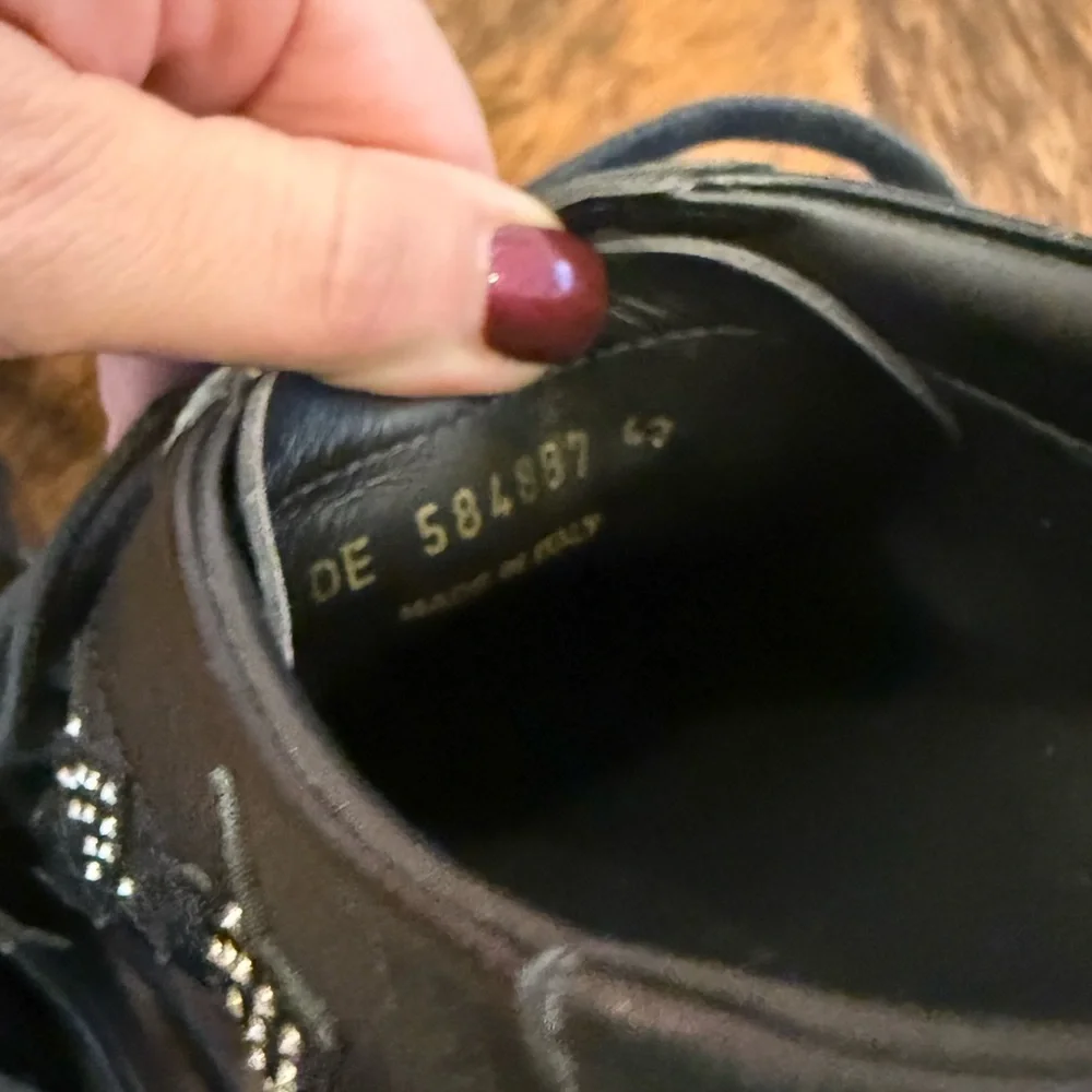 Saint Laurent Black Star Stud SL/06 Sneakers - Picture 6 of 7